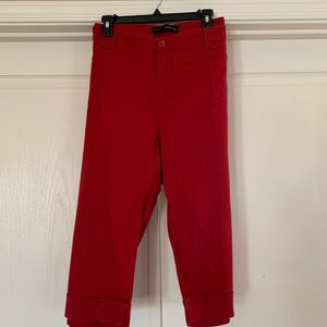 Lane Bryant red Capri pants